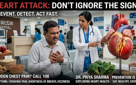 हार्ट अटैक क्यों होता है? जानिए कारण, लक्षण, बचाव और दिल को स्वस्थ रखने के लिए क्या खाएं