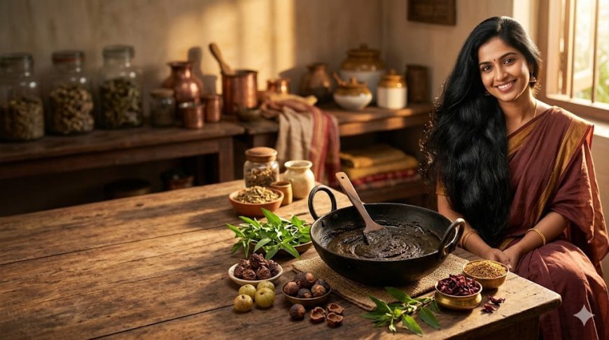 सफ़ेद बालों को नेचुरली काला करने का हकीमी नुस्खा: आंवला, रीठा और भृंगराज का अचूक उपाय